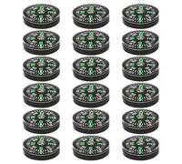 Mikinona 20 Brújulas De Mano para Navegación Brújula De Viaje con Botón para Senderismo