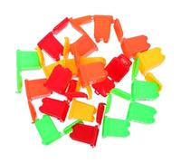 Mikinona 20 Piezas Mini Basura Infantil de Mini Cubos de Basura con Tapa para Organización de Escritorio y Actividades de Educativas