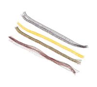 Mikinona 20 piezas Pestañas Postizas para Muñecas DIY Multi Color Negras Marrones Doradas Accesorio Manualidades Fabricación Muñeca