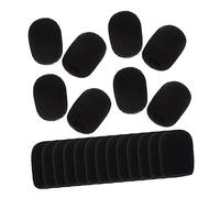 Mikinona 20 Piezas piezas de micrófono de auriculares parabrisas del micrófono cubiertas de micrófono para micrófonos estudio de grabacion barra micrófono práctico de micrófono