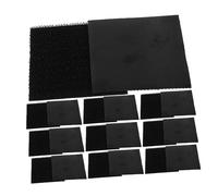Mikinona 20 Piezas Tiras Adhesivas de Gancho y Bucle Autoadhesivas para Coche Fijador Invisible y Duradero para Alfombrillas Resistente para Múltiples Fácil Instalación sin Herramientas