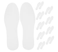 Mikinona 20 Plantillas Desechables Delgadas Transpirables para Mujer y Hombre Absorbentes y Reemplazables para Botas de Senderismo y Zapatillas Deportivas Corte y Soporte