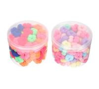 Mikinona 200 Piezas Gomas Pelo, Coletero sin Costuras de Tejido, Elástico, Firmes y No se Deforman, para Ñiño, para Coletas, Wearable Muñeca