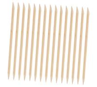 Mikinona 200 Piezas Palitos Manicura Madera Doble Punta para Empujar Cutículas Limpiar Uñas y Eliminar Muerta Doméstico y Profesional