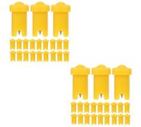 Mikinona 200piezas Para Botellas De Pegamento De Pestañas Boquillas Antibloqueo De Para Profesional Salones y Domicilios