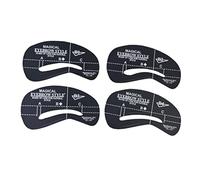 Mikinona 24 Piezas Plantillas Para Cejas Abs Resistente Plantillas Cejas Transparentes