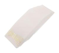 Mikinona 25 Piezas Servilletas Desechables Rectangulares Uds con Patrón Ondas Doradas Absorbentes y Plegables Elegantes para Bodas Fiestas y Eventos Toallas Papel para Invitados
