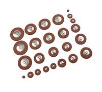 Mikinona 28 Piezas Almohadilla De Saxofón Triple Reparar Pads De Saxo Alto Musical Almohadillas Para Saxo Alto Piezas De Reparación De Saxofón Pad De Saxofón Soprano Pu Portátil Almohadón