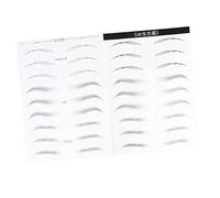 Mikinona 2hojas Pegatinas Para Cejas Parches Para Cejas Artificiales Simulación De Herramientas De Maquillaje Para Mujeres