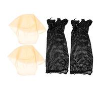 Mikinona 2juegos Casco De Simulación De Látex Calvas Para Maquillaje Cosplay Accesorios De Fiesta Temática Calvas De Látex Para Herramientas Rol Uso Adultos