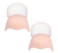 Mikinona 2juegos Peluca de Monje para Hombre y Mujer Calva de Maquillaje Realista Calva Color Piel para Disfraz de Cosplay para Adultos de Halloween
