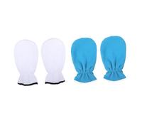 Mikinona 2pares Guantes Exfoliantes Para Parafina Guantes De Cera Lavables Para Cuidado De Manos Spa o Hogar