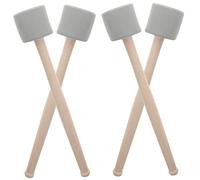 Mikinona 2pares of Drum Mallet Foam Head Percussion Instrument Accessories for Beginners and Professionals