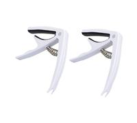 Mikinona 2piezas Capo De Guitarra Ajustable Accesorio Versátil Para Guitarras Acústicas y Clásicas Diseño Compacto y Duradero Para Músicos