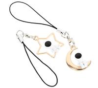 Mikinona 2piezas Colgante Astronauta Para Móvil Charm Decorativo De Teléfono y Llaveros Adorno De y Luna Accesorios Para Mochilas y Bolsos