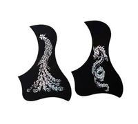 Mikinona 2piezas Golpeador para Guitarra Pegatina Autoadhesiva para Guitarra Protección Decorativa y Duradera para Cuerda de Acústica