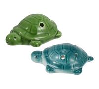 Mikinona 2piezas Ocarinas de Tortuga Instrumento de Viento para Principiantes Obsequio Creativo