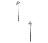 Mikinona 2piezas Pañuelo De Pelo Vintage Diseño De Accesorio De Para Mujeres Palillos Para Cabello Largos Para Elegantes y