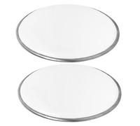 Mikinona 2piezas Parches Repuesto Accesorios Batería Piel Reparación Percusión