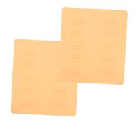 Mikinona 2piezas Tatuaje De Piel De Labios Piel De Práctica Para Tatuajes De Labios Accesorios De Práctica De Entrenamiento De Microblading De Sintética Para De