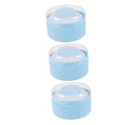 Mikinona 3 Juegos Talco Para Bebe Sin Talco Estuche De Maquillaje Soplo De Bebe Bocanadas Caso Del Cuerpo Colorete Maicena Criba Vibradora Esponja De Talco Para Bebé Productos Esponjas Blue