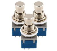 Mikinona 3 pedales de guitarra con interruptor de pedal de 9 pines para guitarra eléctrica, ideales para sesiones de grabación y práctica de guitarristas.