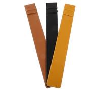Mikinona 3 Piezas Bolsa para Baquetas de PU Estuche Protector para Palos de Batería Accesorios de Percusión Colores Amarillo Marrón y Negro para Músicos