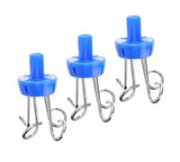 Mikinona 3 piezas Ganchos de Acero Inoxidable para Soporte de Infusión Vertical Accesorios Resistentes y Ligeros para Rack de Hospital y Clínica
