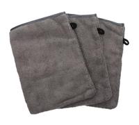 Mikinona 3 Piezas Guantes de Limpieza Facial Exfoliantes para Mujer de Guantes Desmaquillantes de Microfibra para Doble Limpieza y Cuidado de Sensible