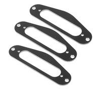 Mikinona 3 Piezas Marco De Pastilla De Guitarra Estilo Tl Negro, Anillo De Montaje Para Pastilla Humbucker y Bobina Simple, Accesorio De Recambio Para Guitarra Eléctrica