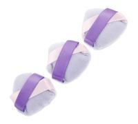 Mikinona 3 Piezas Mini Triángulo Puff para Maquillaje Facial y Corporal Esponja de Algodón Fino para Polvos Sueltos y Base Aplicador Versátil y Portátil para Acabado Natural y Uniforme