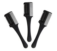 Mikinona 3 Piezas peine peinadora cortador de pelo dispositivo de corte de pelo Black