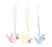 Mikinona 3 Piezas Silbatos de Pájaros Instrumentos Musicales de Agua con Sonido de Animal Juguetes de de Pavo Real para Aire y Actividades Infantiles