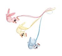 Mikinona 3 Piezas Silbatos Pájaro Acuático para Juguetes Interactivos con Sonido de Pavo Real Instrumentos Musicales Portátiles con Tono Variable por Agua para Aire