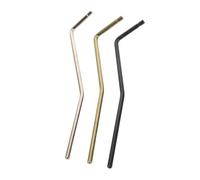 Mikinona 3 Piezas Tremolo Arm Plug-in Arm para Guitarra Eléctrica con Instalación Fácil Colores Negro Dorado para Expresión Musical