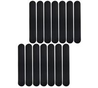 Mikinona 30 Piezas Bandas Sudor para Sombreros Decoracion Verano, Adhesivo Absorbente de Sudor de Tela No Tejida Negra para Uso Outdoor y Travel