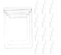 Mikinona 300piezas Bolsas para Joyas Granel Transparentes y Portátiles para Guardar Pendientes y Anillos Unidades De Bolsas Pequeñas para Joyería para Organización De Joyas