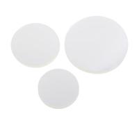 Mikinona 300piezas Película Transparente para Insignias Unidades Película Protectora Transparente para Crear Botones Circulares y Manualidades Casa