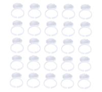 Mikinona 300piezas Tazas De Para Extensión De Pestañas Anillos Desechables De Maquillaje Para Aplicación De y Diseño De Pestañas De y