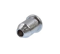 Mikinona 30piezas Casquillos De Cuerda Para Guitarra Montaje Través Del Cuerpo Accesorios De Guitarra Plateado