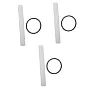 Mikinona 3juegos Accesorios Para Cuencos De Canto Martillo De Piel De Oveja y Anillo De Goma Herramientas De Budismo Para Sonidos Relajantes y