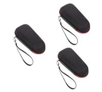 Mikinona 3Pcs Bolsa De Almacenamiento Para Afeitar Hombres Eléctricos Bolsa De Transporte De Viaje Estuche Eléctrico Recortador Para Hombre Mini Estuche Rígido Portátil Maleta Cortadora De