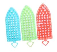 Mikinona 3piezas Cepillo De Limpieza Para Fregar Uñas y Zapatos Kit De Color Azul Verde y Rosa Cepillo Multiusos Para Manicura y Limpieza De Polvo