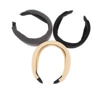 Mikinona 3piezas Diadema Ancha De Punto Vintage Para Lavarse La Cara Accesorio Femenino Día Día Para Otoño Invierno