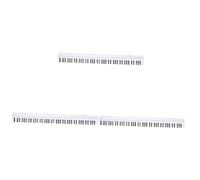 Mikinona 3piezas Guía De Práctica Para Teclados De Piano De Teclas De Ayuda Para Pianistas y Portátil Para Principiantes