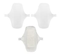 Mikinona 3piezas Paño Menstrual de Lavable Compresas Menstruales Reutilizables Paños Sanitarios Suaves Flujo Menstrual Adecuado para Uso Diario