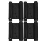 Mikinona 4 Bisagras De Puerta De Doble Apertura Y Cierre Automático Bisagras De Resorte Para Puertas Herrajes Cierrapuertas Cierre Automático Color Negro