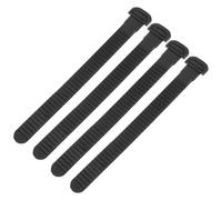 Mikinona 4 Correas para Patines de Hielo y Ruedas, Correa de Patín Reemplazable Hebilla Ajustable, Accesorios Resistentes para Fijación de Zapatos de Hockey y Patinaje de Velocidad