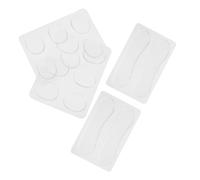 Mikinona 4 Hojas Silenciadores para Caja y Platillos Control Adhesión Firme para Práctica Estudio y Conciertos