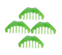 Mikinona 4 Peines De Masaje De Cera De Abejas Para El Cuidado Del Cabello Masajeador Manual Para El Cuero Cabelludo Peine De Mano Para La Cabeza Herramientas De Raspado